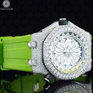 Montre de luxe pour homme Charm_Jewells en acier inoxydable, cadran analogique 40 mm, verre saphir, mouvement mécanique, date automatique, étanche 10 bars - Product Image 2