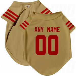 Camiseta para Perro Estilo Jersey, Ropa para Mascotas Personalizada con Nombre y Número, Regalos para Perros, Prenda Cómoda y Transpirable para Mascotas - Product Image 4