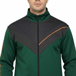 Ensemble de survêtement décontracté à capuche pour homme, hiver, uni |   Vêtements de sport pour la course à pied et la gym |   Polyester respirant à séchage rapide - Product Image 4