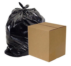 ถุงขยะ HDPE สีดำ ขนาด 65 แกลลอน รุ่น TH GB-015 หนา 1.5 มิล สำหรับโรงแรม ร้านอาหาร สวนสาธารณะ คุณภาพสูง แข็งแรงพิเศษ ปิดผนึกด้วยความร้อน - Product Image 1