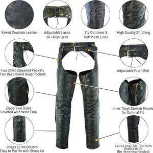 Samroz Sports - Pantalones de Cuero Personalizados para Hombre, Calidad Premium, Totalmente Forrados, con Bolsillo para Monedas, para Motociclistas, con Logotipo Personalizado, Color Negro y Marrón - Product Image 5