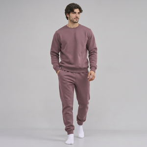 Custom <b>Men</b> <b>Sweat</b> <b>Suit</b> Production for Snap Detail Jackets and Matching Pants with Personalized Specifications - Product Image 4