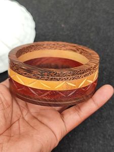 Latest Geometric Wooden Bangle For Party Festive <b>Wedding</b> Boho Wrist Bangle Rustic Fashion Jewelry <b>Accessory</b> Wooden Cuff Bracelet - Product Image 1