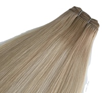 Extensions de cheveux humains vierges Remy vietnamiens de haute qualité, alignés sur les cuticules, à double trame, personnalisables, ondulations Water Wave