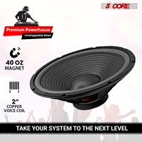 5 Core 15 Inch Car Woofer Audio Pair 1000W Kombinasi 4Ohm Subwoofer Pengganti Speaker Bass Dalam