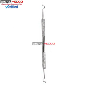 Applicateur de ligature Twirl-On 5,5 pouces à double extrémité, instrument de pose d'élastiques en acier inoxydable de qualité allemande, manuel orthodontique - Product Image 4
