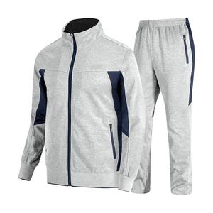 Unisex Tracksuit Set Solid Color Full Zip <b>Jacket</b> With Side Pockets And Jogger Pants Breathable Polyester Casual Wear - Product Image 6