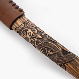 Customized Handmade High Carbon Steel Builder's Hatchet Wooden <b>Handle</b> Fine Leather Sheath DIY THEWIZ CRAFTS Brand 3-Year - Product Image 4