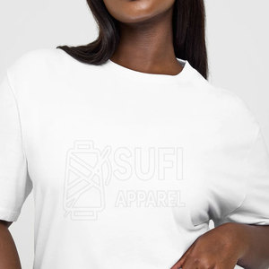 Camisetas Casuales Elegantes de Talla Grande para Mujer, 100% Algodón, Transpirables, de Alta Calidad para Exportación, Precio Razonable - Product Image 5
