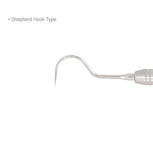 Explorador Dental con Mango de Acero Inoxidable, Herramienta Profesional para Dentistas, para Detectar Placa, Cálculos y Sarro, Limpieza Bucal - Product Image 2