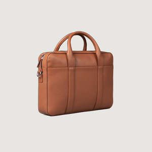 Luxury Corporate Cow Leather Messenger Laptop Briefcase for Men Flap Closure Durable Business Travel <b>Bag</b> Wholesale Manufacturer - Product Image 2