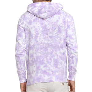 Sweat à capuche tie-dye au design personnalisé, dernier modèle, 100% coton, polaire d'hiver respirant, sweat à capuche décontracté pour homme - Product Image 3