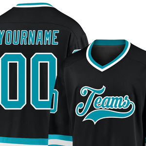 Maillot de hockey de haute qualité, style vintage, sublimation, broderie, manches longues, maillot de hockey sur glace personnalisé pour hommes - Product Image 2