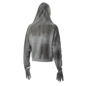 Nouveau sweat à capuche Hip Hop 2024, streetwear pour hommes, sweat à capuche américain, manteau à capuche avec gants, impression personnalisée sur écran, sweat à capuche 500gsm - Product Image 2
