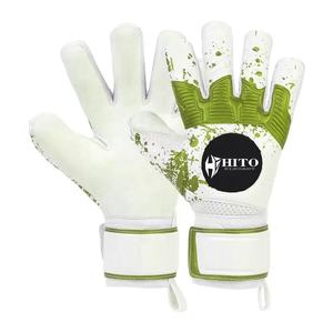 Gants de gardien de but personnalisés, best-seller, avec injection de caoutchouc au dos et contact en latex sur le devant, sangle attachée - Product Image 2