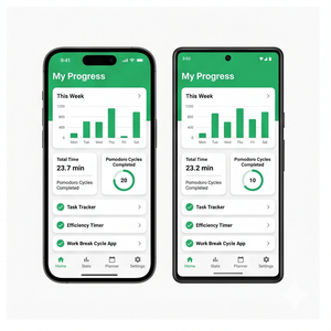 แอปจับเวลา RoyalCraft TeamPomodoro – สำหรับการโฟกัส, จับเวลาเรียน, จับเวลาพักผ่อน และเพิ่มประสิทธิภาพการทำงาน ios/android - Product Image 4