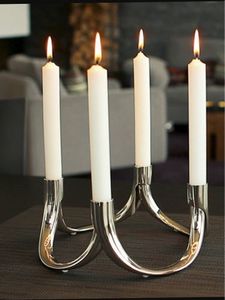 Metal <b>Candlestick</b> <b>Holder</b> Set Modern Teardrop Design Durable Home & Wedding Decoration Metal Candle <b>Holders</b> - Product Image 6