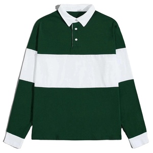 โลโก้ที่กําหนดเองเสื้อโปโลกอล์ฟโพลีเอสเตอร์แห้งเร็วระบายอากาศคุณภาพสูงผู้ชายเสื้อโปโลสองโทน - Product Image 1