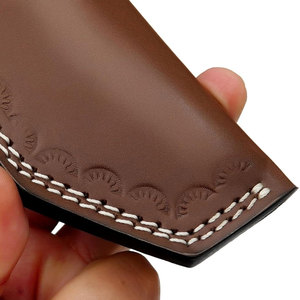 High Quality <b>Leather</b> Knife Sheath Durable Handmade Fixed Blade Knife Sheath for Outdoor <b>Tools</b> <b>Leather</b> Knife Sheath - Product Image 3