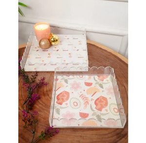 Bandeja de Servir Acrílica con Estampado de Cebra Exclusivo, Producto de Buena Calidad y Alta Demanda para el Hogar, Uso en la Mesa del Desayuno - Product Image 3