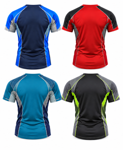 T-shirts de sport pour hommes - Bleu marine, rouge, noir et six autres couleurs - Fabricant de vêtements de sport et d'extérieur - T-shirt à manches courtes - Product Image 3