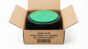 Boîtier de vanne d'irrigation en plastique robuste IG-VB 10 pouces 265x260x340mm - Product Image 3