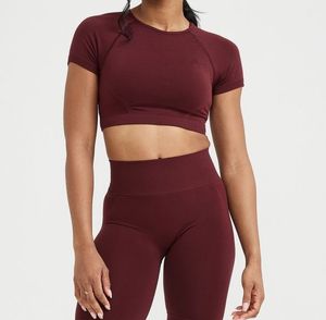 Soutien-gorge de sport sans coutures pour femme, dos nageur, col ras du cou, maintien moyen, pour yoga et fitness, couleur unie, respirant, séchage rapide, anti-transpiration - Product Image 5