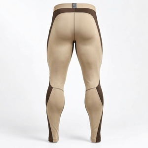 Custom <b>Mens</b> <b>Legging</b> Athletic Tights Breathable Polyester Spandex Fabric Lightweight Construction Comfortable Fit <b>Compression</b> - Product Image 2