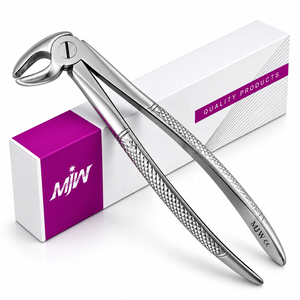 Forceps d'extraction dentaire à motif anglais # 13 forceps d'extraction en acier inoxydable pour les dents du sous-maxillaire (bicuspides) - Product Image 6