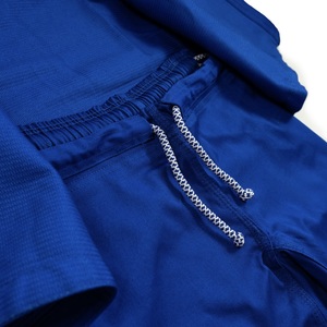 Kimono de Jiu-Jitsu Brasileño Azul Personalizado de Primera Calidad, 450GSM y 350GSM, Tejido de Perlas, 100% Algodón, Aprobado por la IBJJF - Product Image 5