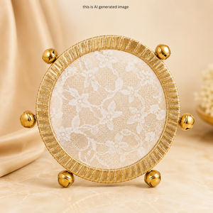 Tambourin traditionnel Dafli avec clochettes pour mariage Sangeet, Mehendi, Haldi, Dholki, Nuit du Henné, Garba et décoration de festival - Product Image 5
