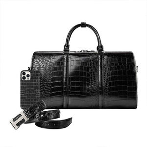 Sac de voyage de luxe NESTA SPORTS en cuir PU, multifonctionnel, grande capacité, sac de week-end et sac de voyage à main - Product Image 1