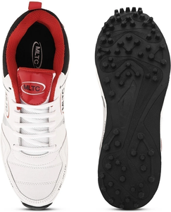 Zapatos Deportivos para Hombre, Color Rojo y Blanco, Ligeros, Transpirables, para Cricket, Correr, Cómodos, Antideslizantes, para Entrenamiento Diario - Product Image 3