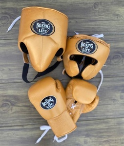 Precio al por mayor RTS, conjunto de boxeo de alta calidad hecho a medida, No Boxing No Life, conjunto de entrenamiento y sparring de cuero vacuno AS-SP-903 - Product Image 2