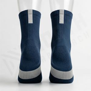 ถุงเท้าวิ่งข้อสั้นสำหรับผู้ชาย แบบมีแถบรัดข้อเท้า ระบายอากาศได้ดี ซับแรงกระแทก เหมาะสำหรับออกกำลังกาย ฟิตเนส ซับเหงื่อ แห้งไว ทนทาน สีสันปรับแต่งได้ - Product Image 2