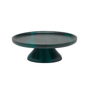 Support à gâteau rond moderne en résine non toxique et écologique, support de service pour pâtisserie, design décoratif haut de gamme fait main - Product Image 1