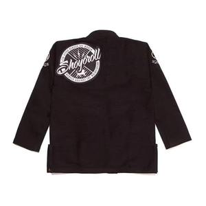Kimono de Jiu-Jitsu Brasileño de la Marca Shoyorol, Color Negro, Diseño Metálico Compatible con los Modelos Competitor o Panther - Product Image 3