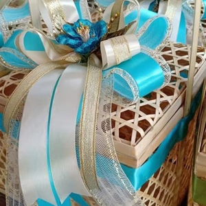 Cesta de Regalo de Bambú de Vietnam, Solución de Embalaje Tejida a Mano, Duradera y Resistente - Product Image 1