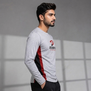 Camiseta de manga larga para hombre, de algodón transpirable, corte moderno, estilo cómodo para el día a día, suave y versátil. - Product Image 6