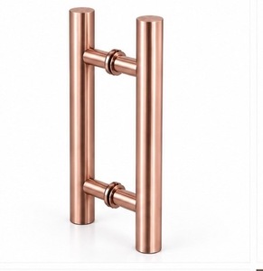 Poignées de tirage en métal durable en forme de H pour entrées de portes modernes, design personnalisable, finition de surface lisse, commande tactile ambidextre - Product Image 6