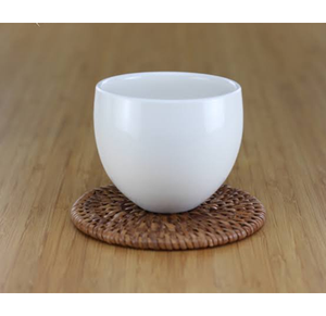 Sous-verres et tapis de table en rotin naturel, fournisseur d'usine, forme ronde durable pour usage domestique et hôtelier - Product Image 1