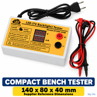 Testeur de rétroéclairage LED TV 0-320V avec double affichage numérique, outil de réparation de bandes et de perles LED XY284-GHB pour atelier, vente en gros