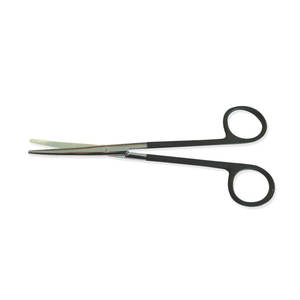 Ciseaux Mayo à manche noir, ciseaux chirurgicaux en acier courbé, ensemble d'instruments pour usage médical clinique, par Blush Surgical - Product Image 6