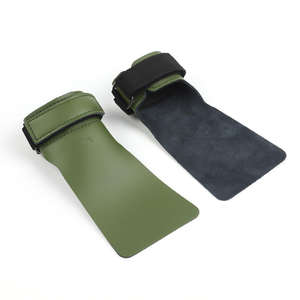 Gants de Cross Fit en cuir avec logo personnalisé pour la musculation, le tractions, la gymnastique et la protection des paumes - Product Image 2