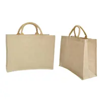 Wholesale Chiterion Luxury Juco Tote Bag Jute Cotton Shopper