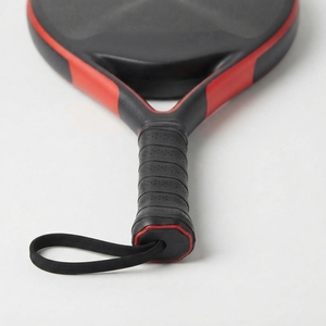 Raquette de padel d'entraînement en fibre de carbone et graphite, légère, noyau en EVA, cadre durable, face texturée, poignée ergonomique, équilibrée - Product Image 3