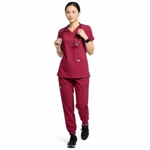 Tenues médicales OEM de haute qualité, personnalisables, confortables et respirantes, ensemble uniforme médical pour infirmières, vêtements de travail hospitaliers - Product Image 6