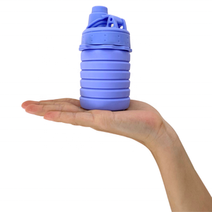 ขวดซิลิโคนแบบพับได้12ออนซ์หลากสีผลิตโดยซิลิโคน100% - Product Image 6