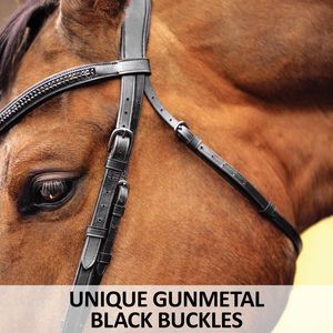 Brida Personalizable para Caballo Western, para Uso Ecuestre, Servicio OEM, Cuero Genuino/Cuero Sintético de Alta Calidad - Product Image 3