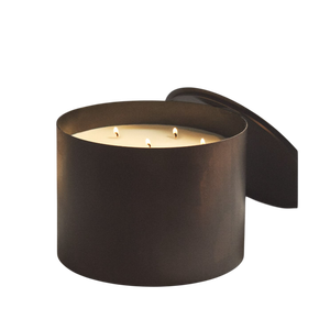 Bougie flottante ronde dorée avec cire blanche et mèches pour bougie en pot de cire de soja, récipient à large ouverture, décoration de mariage et de maison - Product Image 5